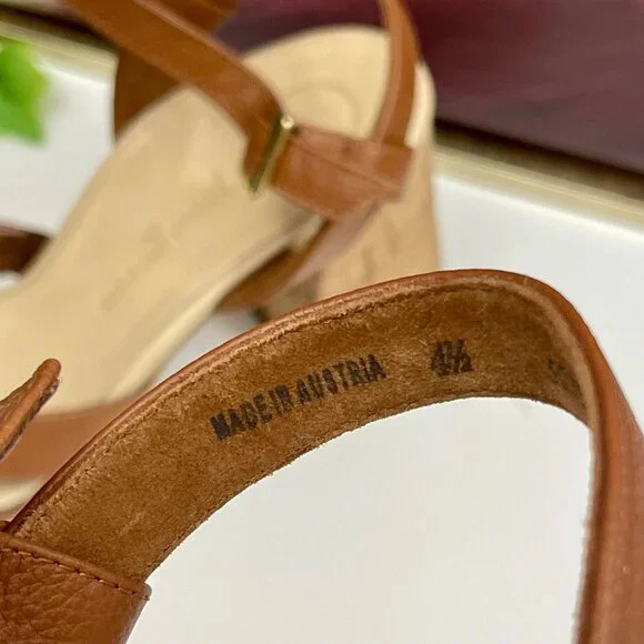 Paul Green Tan Strappy Heels - Picture 12 of 16